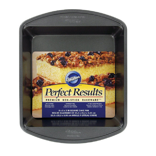 Wilton 191002912 Premium Square Cake Pan, Grey Wayfair